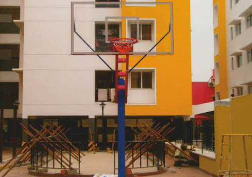 Basket Ball Post - Fiber Glass