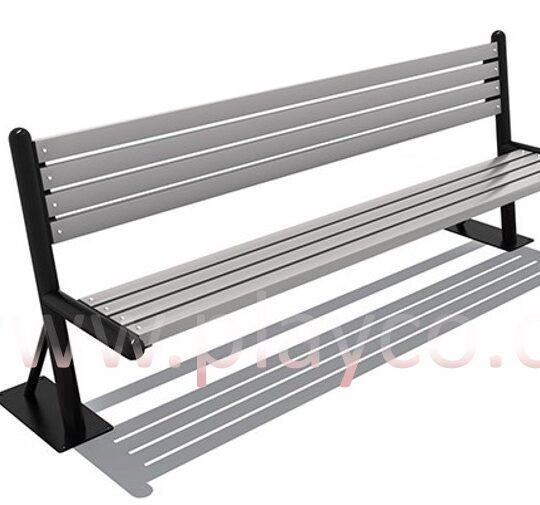 Park Bench - With Back Rest