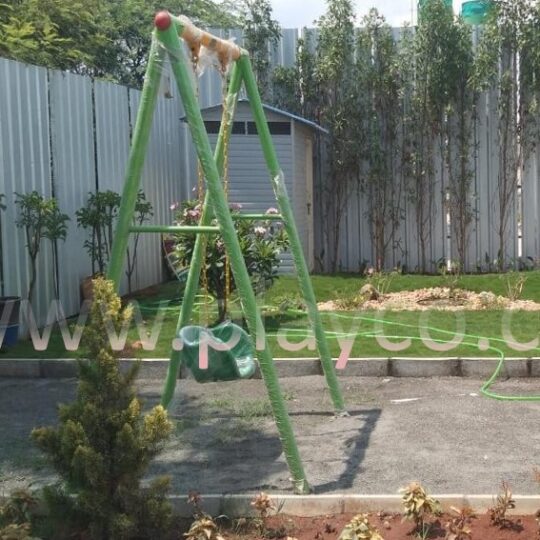 Single Swing with Back Rest Seat