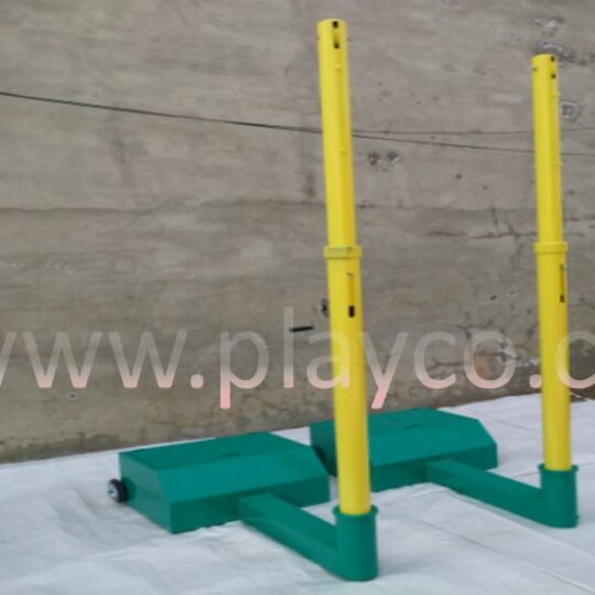 Volley Ball Post  - Movable ( With Nylon Net )