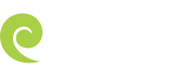 playco logo white